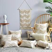 Housse de coussin boho design line 3