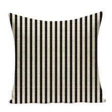 Housse de coussin géométrique black abstract Housse de coussin géométrique black abstract 3