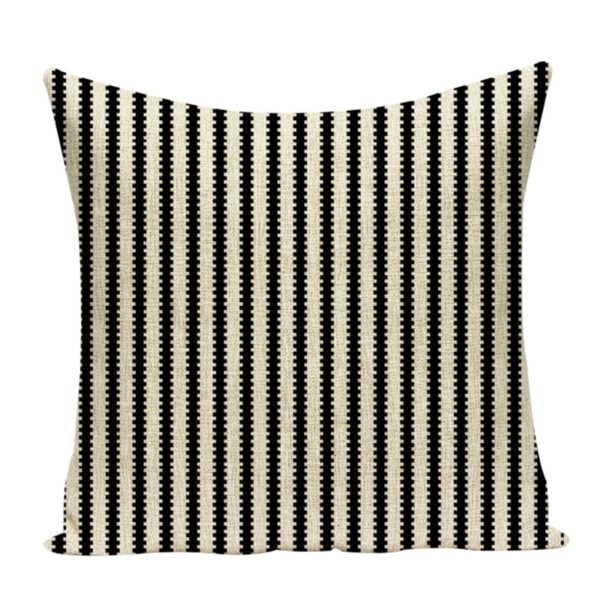 Housse de coussin géométrique black abstract Housse de coussin géométrique black abstract 3