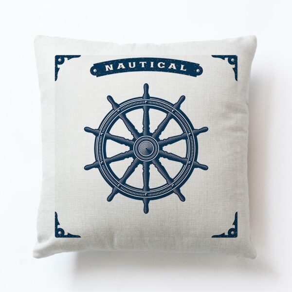 Housse de coussin marin déco bord de mer Housse de coussin marin déco bord de mer 2