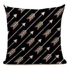 Housse de coussin géo scandinave noir et blanc 3