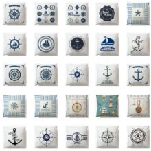 Housse de coussin marin déco bord de mer Housse de coussin marin déco bord de mer 1