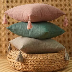 Housse de coussin couleur classique zen Housse de coussin couleur classique zen 2
