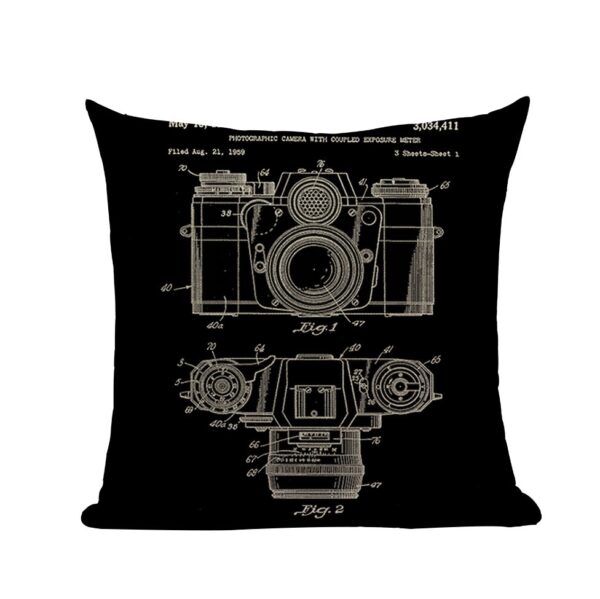 Housses de coussin moto moteur vintage Housses de coussin moto moteur vintage 1