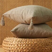 Housse de coussin couleur classique zen 4
