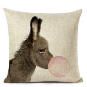 Housse de coussin animaux Bubble Gum 2
