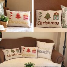 housse de Coussin de noël Christmas symbole housse de Coussin de noël Christmas symbole 5