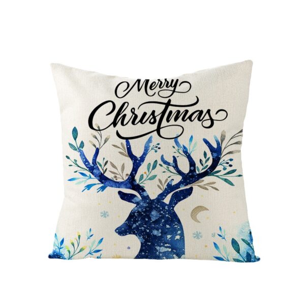Housse de noël bleu beauty 4