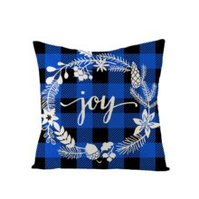 Housse de noël bleu beauty 3