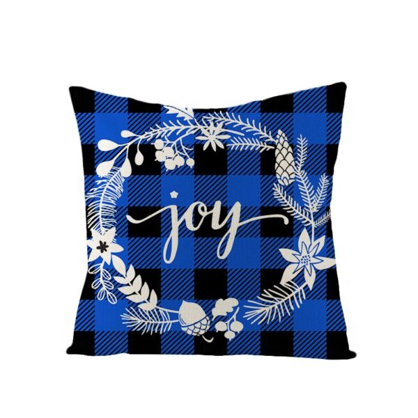 Housse de noël bleu beauty 3