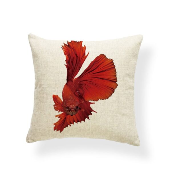 Housse de coussin bord de mer marin pécheur  2