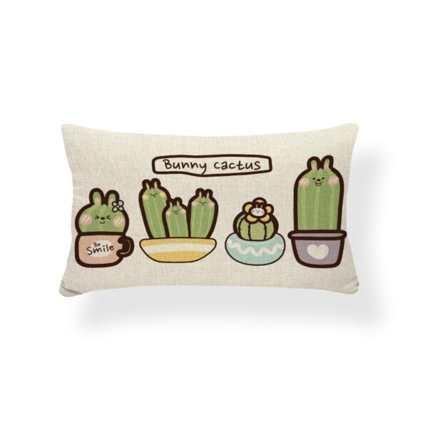 Housse de coussin blue cactus Housse de coussin blue cactus 4