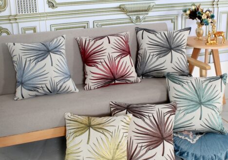 Housse de coussin chic tropique 2
