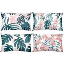 Housse de coussin pink tropical 30x50cm Housse de coussin pink tropical 30x50cm 1