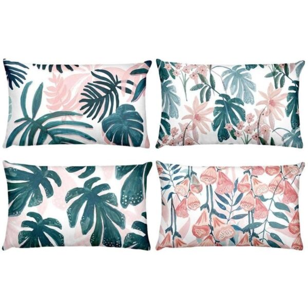 Housse de coussin pink tropical 30x50cm Housse de coussin pink tropical 30x50cm 1
