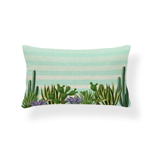 Housse de coussin blue cactus Housse de coussin blue cactus 3