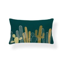 Housse de coussin blue cactus Housse de coussin blue cactus 6