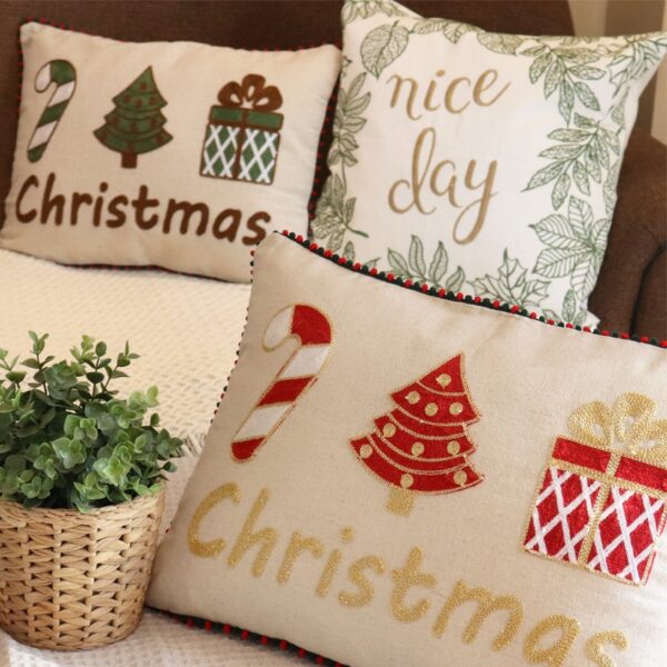 housse de Coussin de noël Christmas symbole housse de Coussin de noël Christmas symbole 4