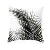 Housse de coussin jungle palmeraie noir et blanc 18