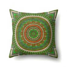 Housse de coussin Mandala cercle de couleur 3