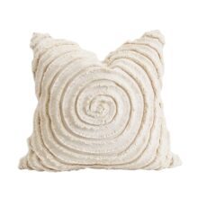 Housse de coussin cercle naturel boho 3