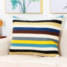 Housse de coussin fleurie moderne grande taille 1