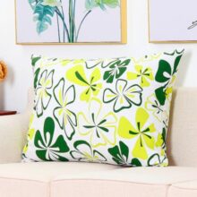 Housse de coussin fleurie moderne grande taille 4