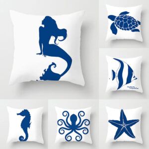 Housse de coussin marin idole des maures Housse de coussin marin idole des maures 1