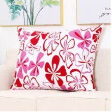 Housse de coussin fleurie moderne grande taille 3