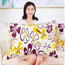 Housse de coussin fleurie moderne grande taille 6