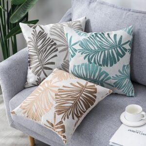 Housse de coussin Nature feuille de palmier Housse de coussin Nature feuille de palmier 1
