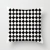 Housse de coussin Moderne noir et blanc géométrique 12