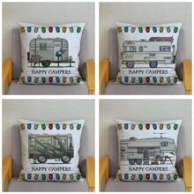 Housse de coussin Drôle road trip camping Housse de coussin Drôle road trip camping 4