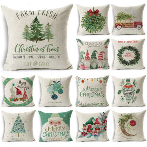 Housse de coussin Noël sapin du papa Housse de coussin Noël sapin du papa  1