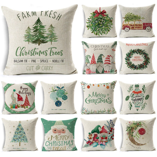 Housse de coussin Noël sapin du papa Housse de coussin Noël sapin du papa  1