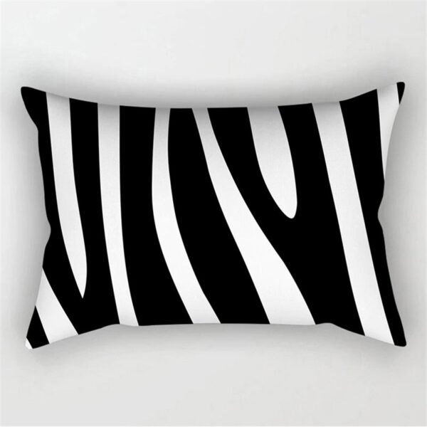Housse de coussin Modernes love noir & blanc  2