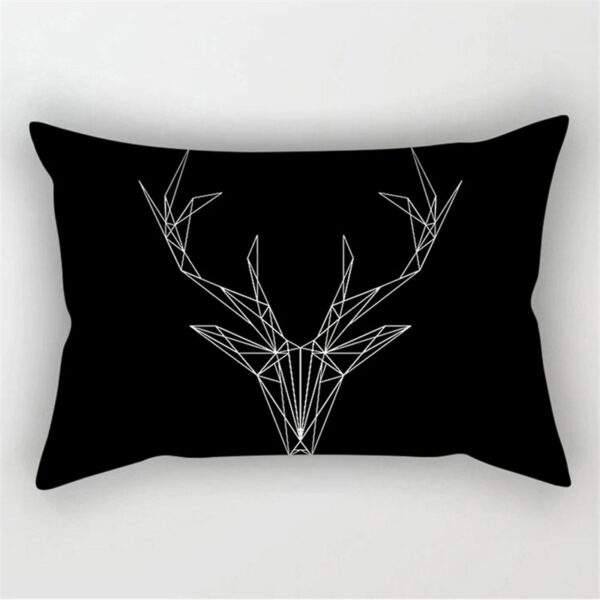 Housse de coussin Modernes love noir & blanc  3