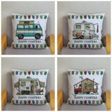Housse de coussin Drôle road trip camping Housse de coussin Drôle road trip camping 5
