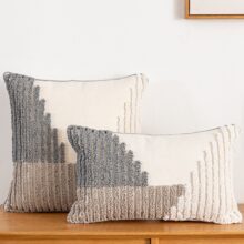 Housse de coussin Boho ligne géométrique Housse de coussin Boho ligne géométrique 1