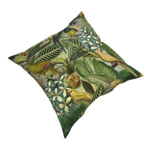 Housse de coussin jungle vintage nature tropical 2