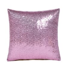 Housse de coussin long brillant en sequin 4