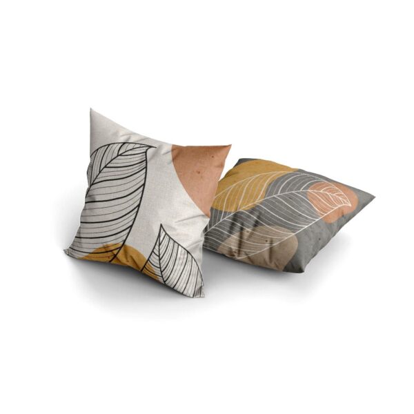 Housse de coussin feuille d’automne nature moderne Housse de coussin feuille d'automne nature moderne 2