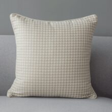 Housse de coussin Scandinave géométrique jaune pâle Housse de coussin Scandinave géométrique jaune pâle  2
