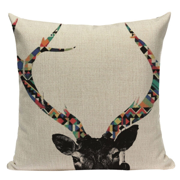 Housse de coussin Cerf du printemps Housse de coussin Cerf du printemps 1
