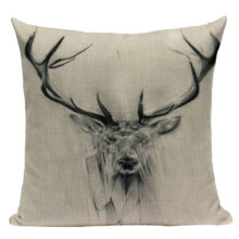 Housse de coussin Cerf du printemps  3