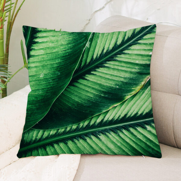 Housse de coussin Nature feuille de plante tropicale 2