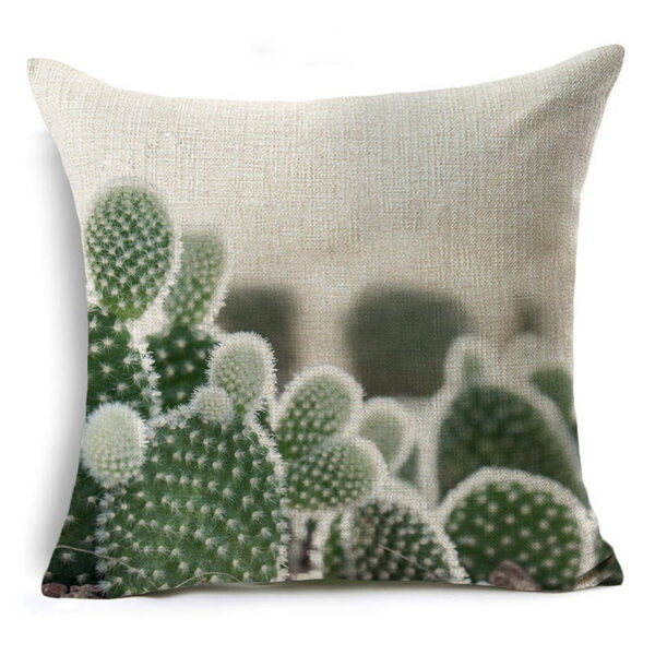 Housse de coussin nature cactus et plante grasse Housse de coussin Nature housse de coussin cactus housse de coussin plante housse de coussin tropical housse de coussin vert housse de coussin 40x40cm housse de coussin 50x50cm housse de coussin 45x45 housse de coussin 45x45cm 9