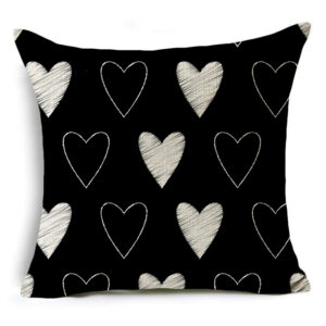housse de coussin noir et blanc salut de la lune housse de coussin noir et blanc salut de la lune 7