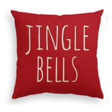 Housse de coussin Jingle Bells Christmas red Housse de coussin Jingle Bells Christmas red 3