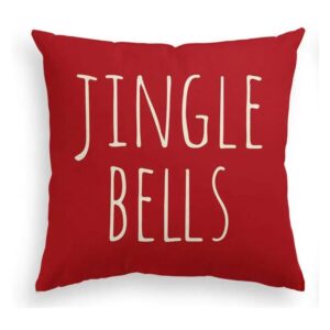Housse de coussin Jingle Bells Christmas red 3